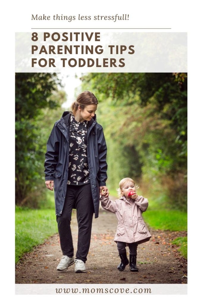 ositive parenting tips for toddlers graphic