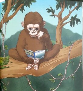 Jenny the Chimpanzee illustration